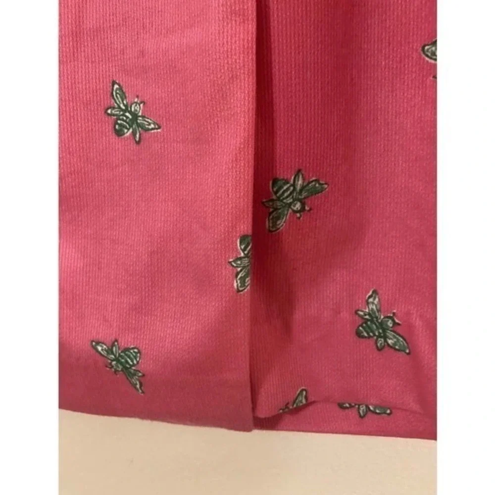 VTG Lilly Pulitzer Skirt Womens‎ Pink Bees Lined Short Size 4 White Label Barbie
